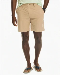 Southern Tide Sunwashed Channel Marker 8 Inch Short - Sunwashed Khaki