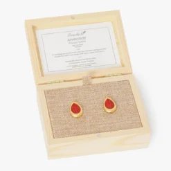 Brackish Feather Stud Earring: Aphrodite -Clothing Store aphrodite feather stud earrings boxed 540x 19960.1632777241