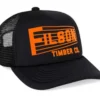 Filson Mesh Harvester Cap: Black/Timber Co.