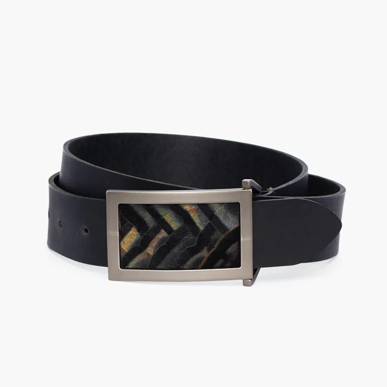 Brackish Black Jack Belt: Turkey Feathers 1 Brackish Black Jack Belt: Turkey Feathers