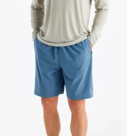 Free Fly Men's Breeze Short – 8": Pacific Blue