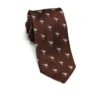 Palmetto Neck Tie - Brown