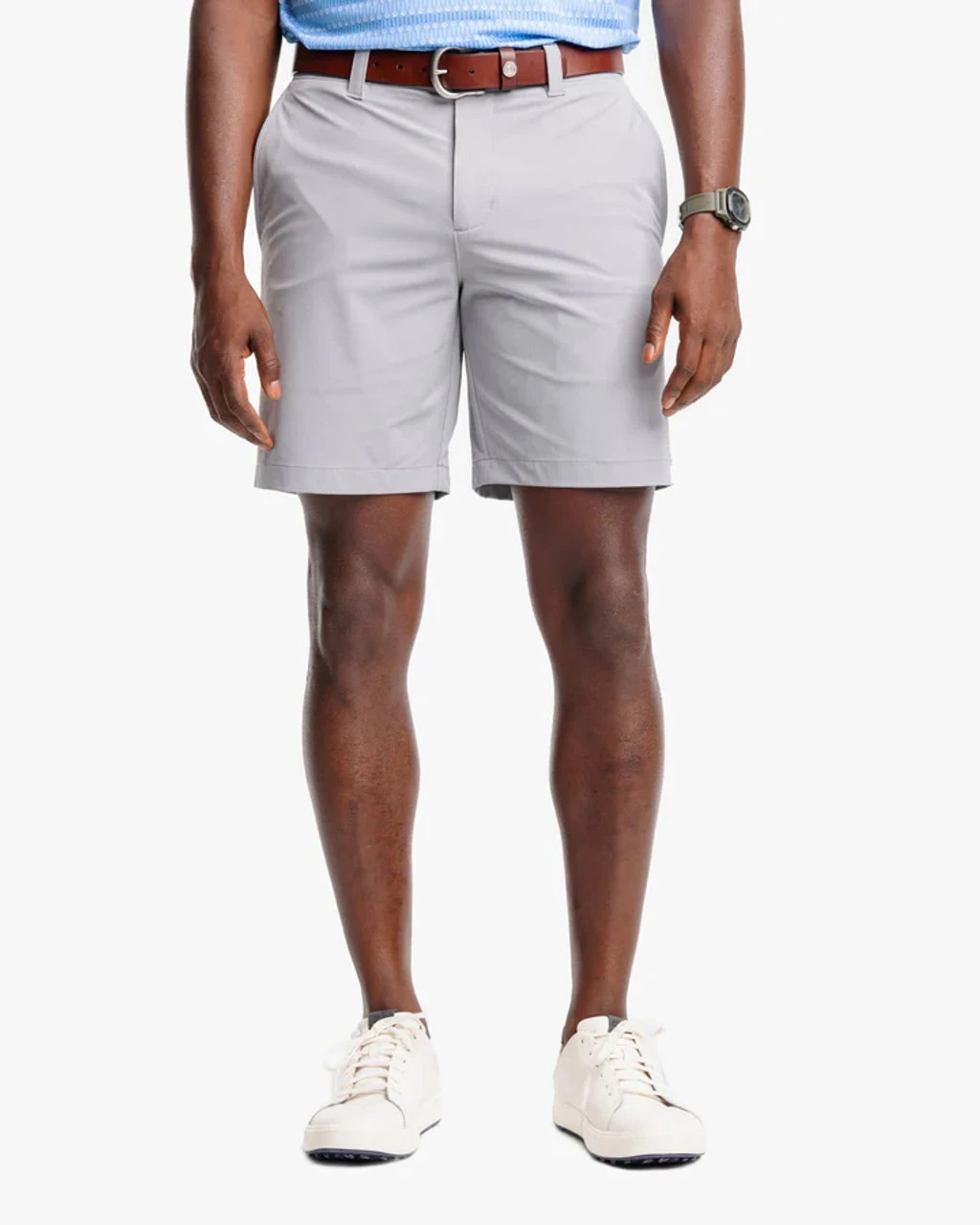 Southern Tide Brrr°®-die 8 Inch Performance Short: Steel Grey 1 Southern Tide Brrr°®-die 8 Inch Performance Short: Steel Grey