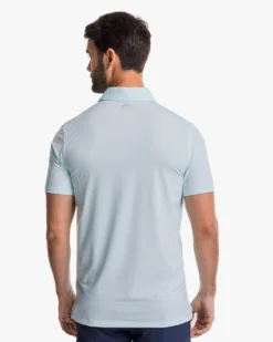 Southern Tide Brrr°®-eeze Millwood Stripe Performance Polo Shirt: Baltic Teal -Clothing Store brrr eeze millwood stripe performance polo shirt baltic teal back 9758 720x 64747.1678124647