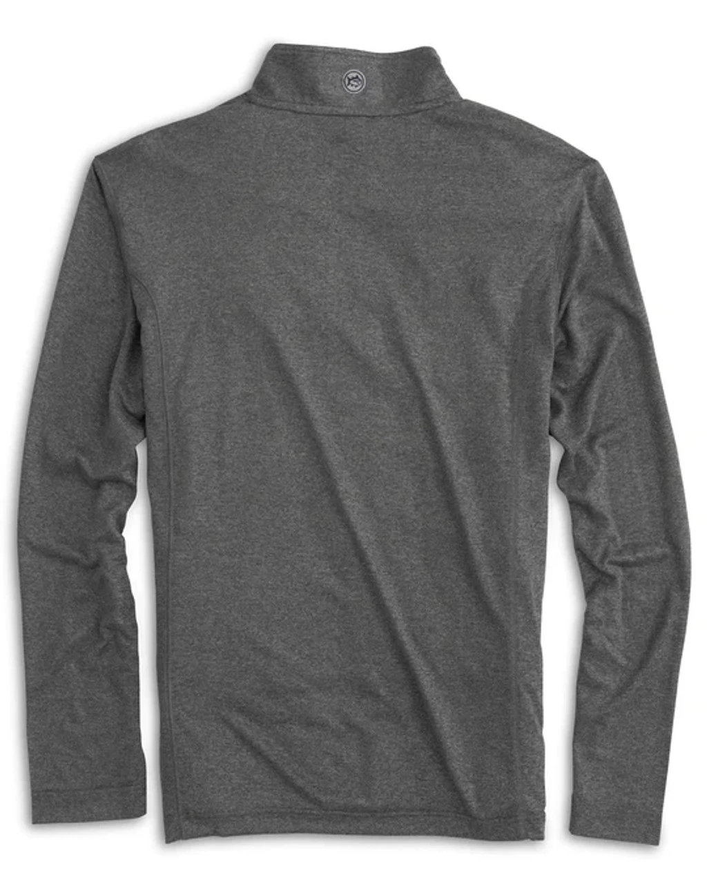 Southern Tide Clemson University Flanker Quarter Zip Pullover: Heather Polarized Grey 2 Southern Tide Clemson University Flanker Quarter Zip Pullover: Heather Polarized Grey - Image 2