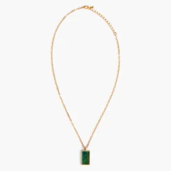 Brackish Rectangle Necklace: Cool Water -Clothing Store coolwater feather pendant necklace full 720x 82646.1673036184