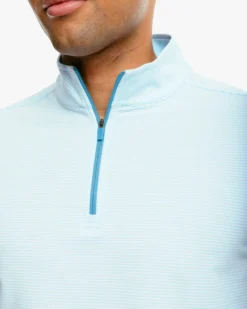 Southern Tide Cruiser Heather Micro Striped Performance Quarter Zip Pullover: Heather Aquamarine -Clothing Store cruiser heather micro striped performance quarter zip pullover heather aquamarine detail 7650 2340af55 4873 4047 bd97 a69a392a2057 540x 86726.1658862703