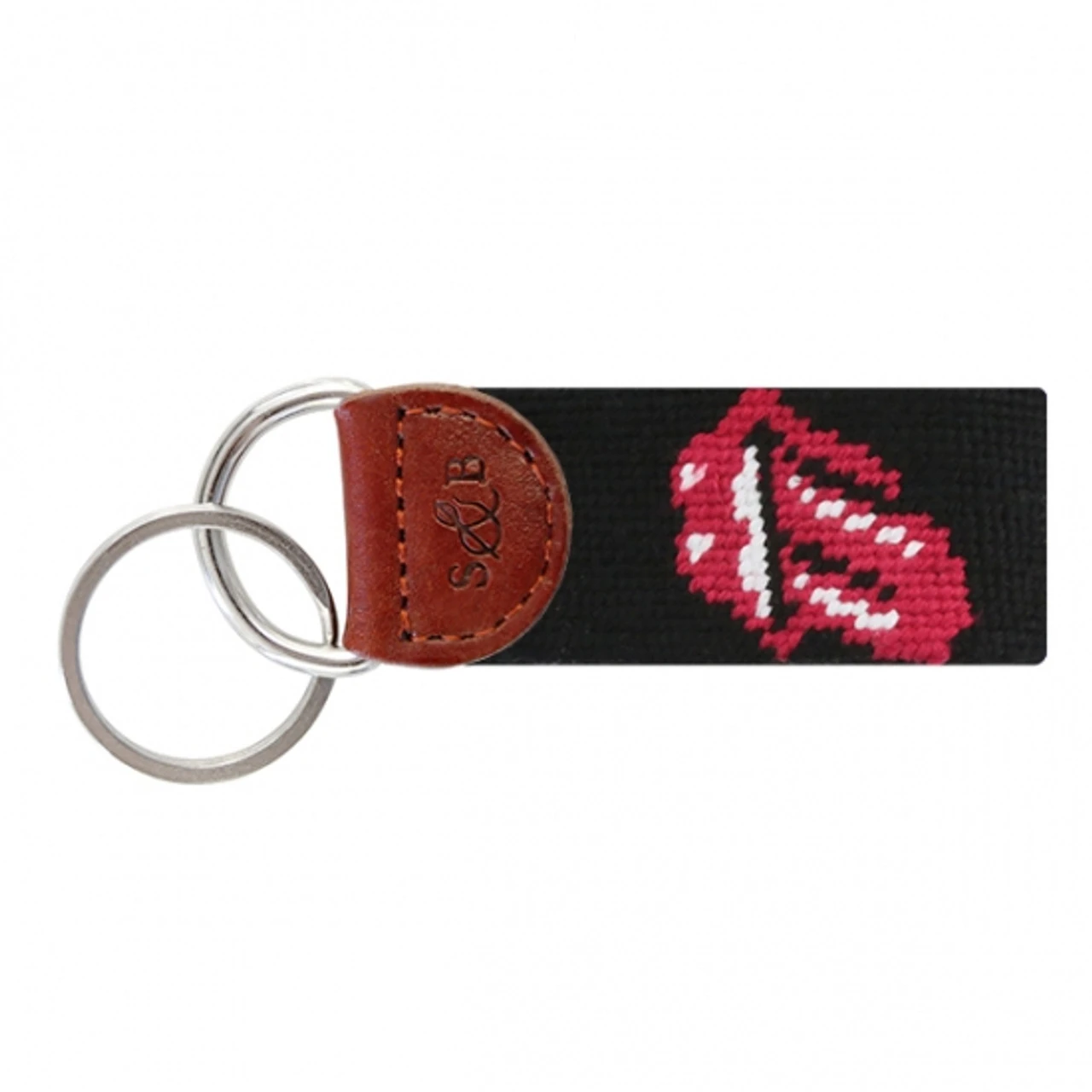 Smathers And Branson Key Fob - Rolling Stones - Black 1 Smathers And Branson Key Fob - Rolling Stones - Black