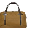 Filson 48 Hour Tin Cloth Duffle Bag: Dark Tan