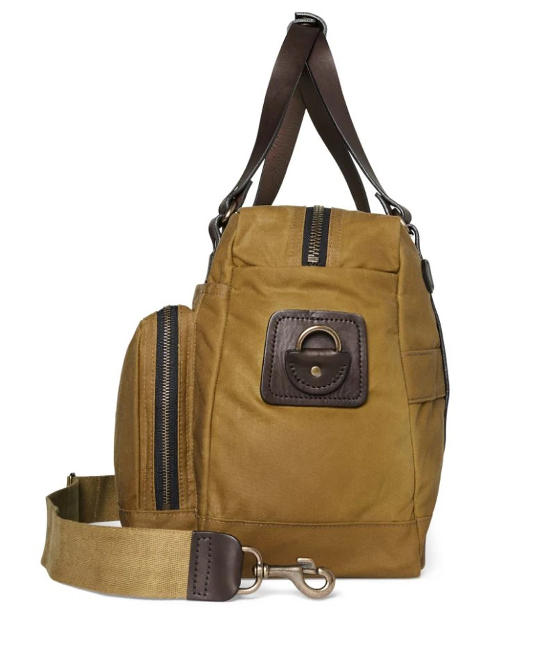 Filson 48 Hour Tin Cloth Duffle Bag: Dark Tan 2 Filson 48 Hour Tin Cloth Duffle Bag: Dark Tan - Image 2