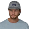 Patagonia P-6 Label Trad Cap: Wild Hex - Forge Grey