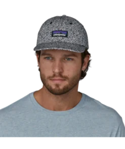 Patagonia P-6 Label Trad Cap: Wild Hex - Forge Grey