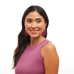 Brackish Encyclia Drop Earring -Clothing Store encyclia feather drop earring lifestyle 3 720x 13227.1681316453