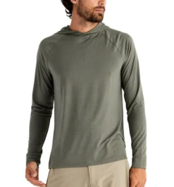 Free Fly Bamboo Men's Bamboo Flex Hoody: Fatigue