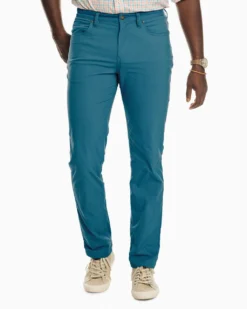 Southern Tide Intercoastal Performance Pant: Porto Blue