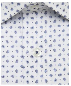 David Donahue Fine Paisley Print Dress Shirt - Navy 6 David Donahue Fine Paisley Print Dress Shirt - Navy -Clothing Store m3 41813.1582919732