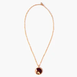 Brackish Circle Necklace: Malu -Clothing Store malu feather pendant necklace full 720x 61931.1666892363