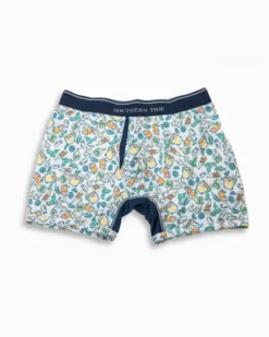 Southern Tide Marg Madness Baxter Boxer Brief: Classic White