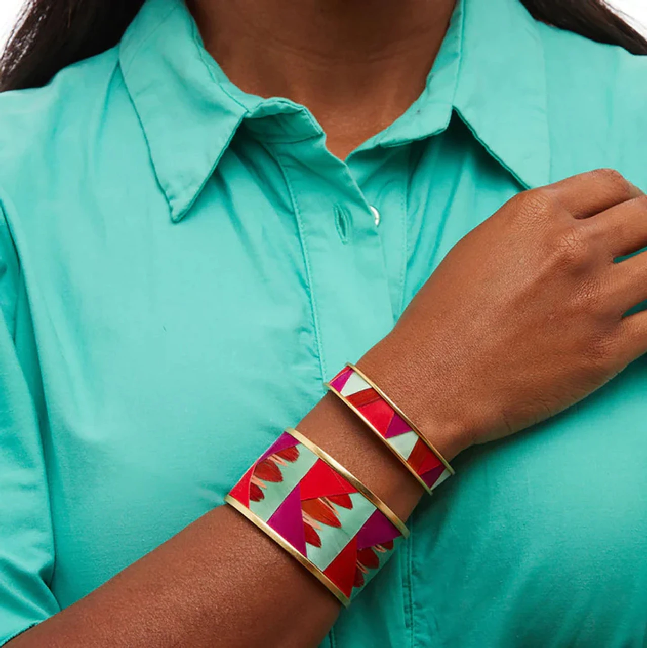 Brackish Wide Cuff: Mokara 4 Brackish Wide Cuff: Mokara - Image 4