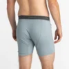 Free Fly Men's Bamboo Motion Boxer Brief: Ocean Mist