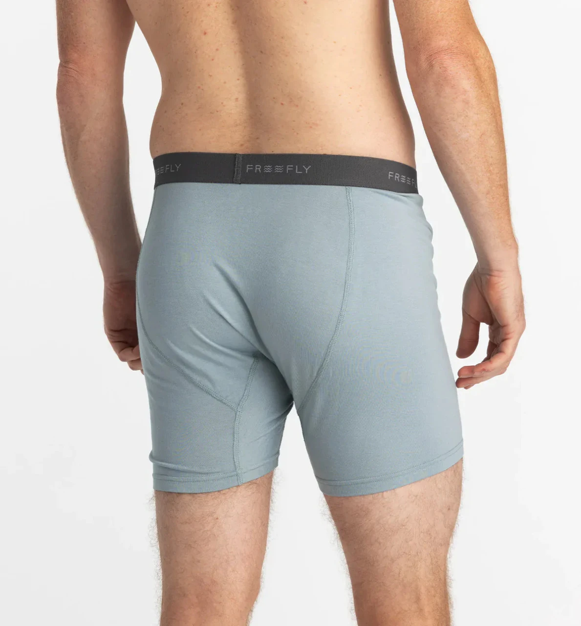 Free Fly Men's Bamboo Motion Boxer Brief: Ocean Mist 1 Free Fly Men's Bamboo Motion Boxer Brief: Ocean Mist