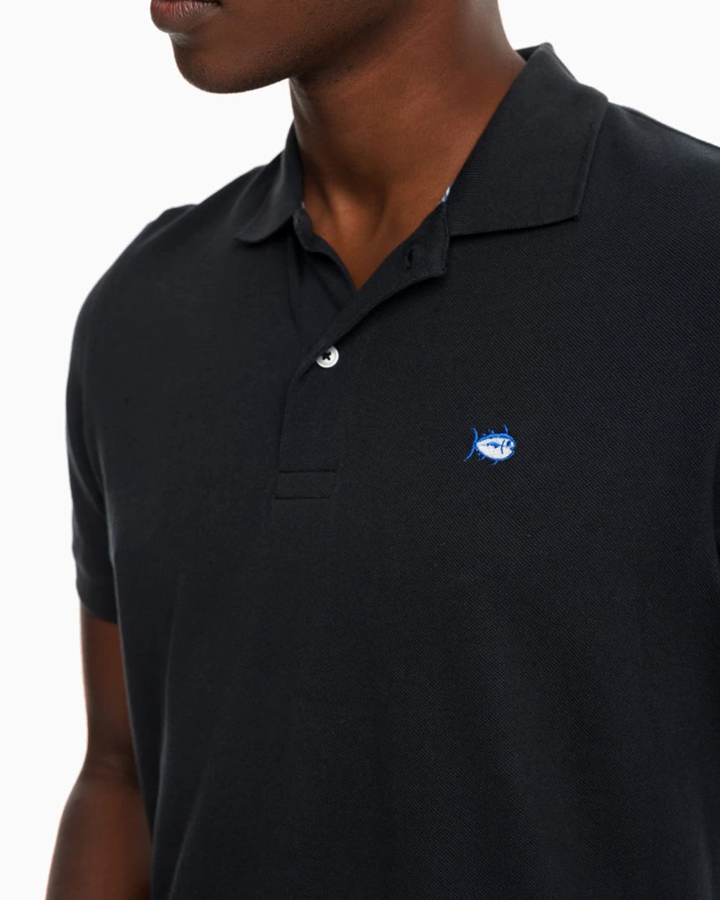 Southern Tide Skipjack Polo Shirt: Black 3 Southern Tide Skipjack Polo Shirt: Black - Image 3