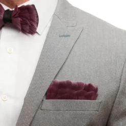 Brackish Pocket Square: Roamer -Clothing Store roamer feather pocket square lifestyle 3 720x 22447.1682711780