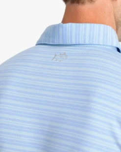 Southern Tide Ryder Heather Bombay Striped Polo Shirt: Heather Boat Blue -Clothing Store ryder heather bombay striped polo shirt heather boat blue yoke 9614 540x 87179.1673288638