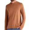 Free Fly Men's Bamboo Men's Bamboo Shade Hoody: Desert Sand Red