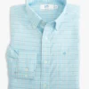 Southern Tide Skipjack Winton Plaid Sport Shirt: Rain Water