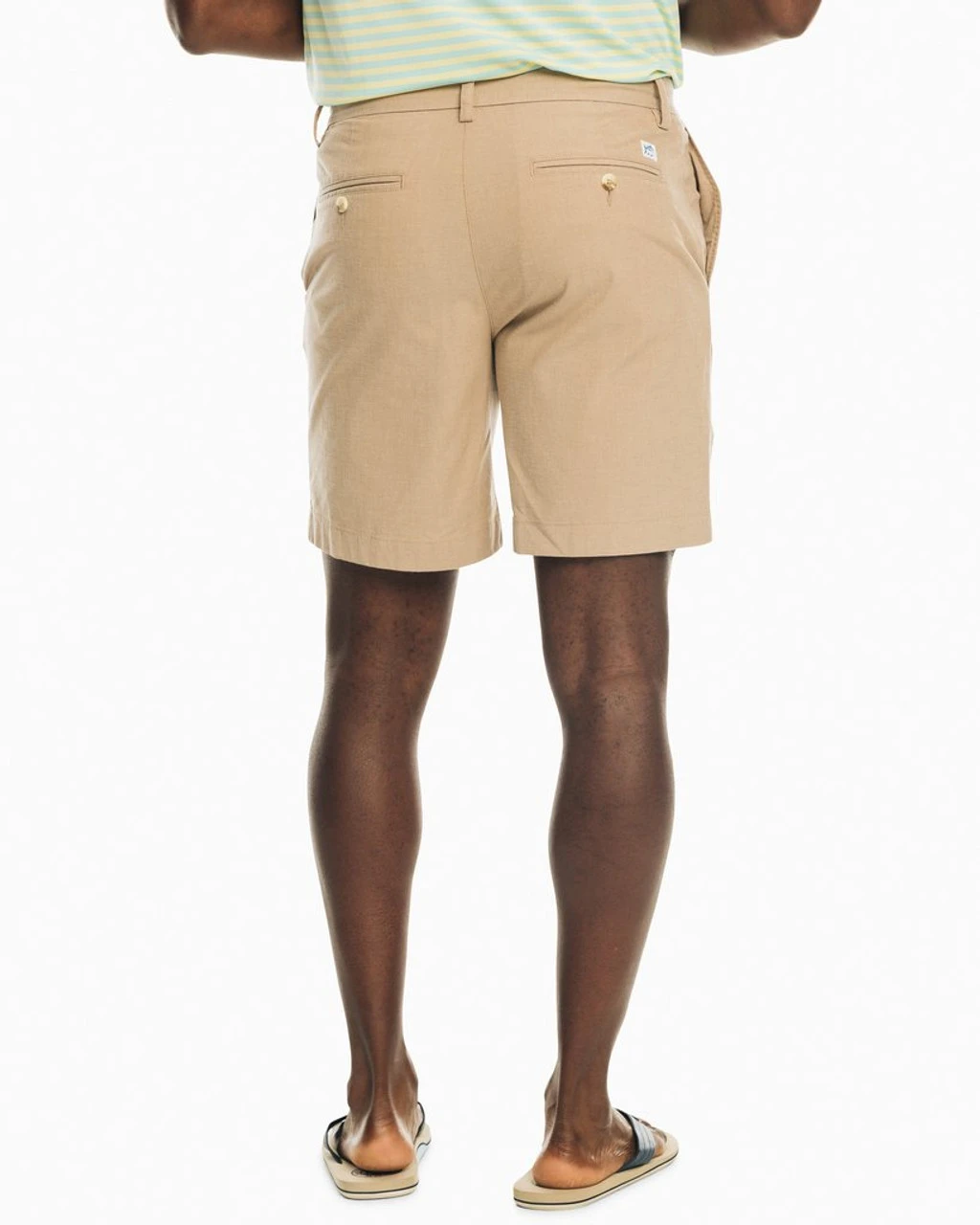 Southern Tide Sunwashed Channel Marker 8 Inch Short - Sunwashed Khaki 2 Southern Tide Sunwashed Channel Marker 8 Inch Short - Sunwashed Khaki - Image 2