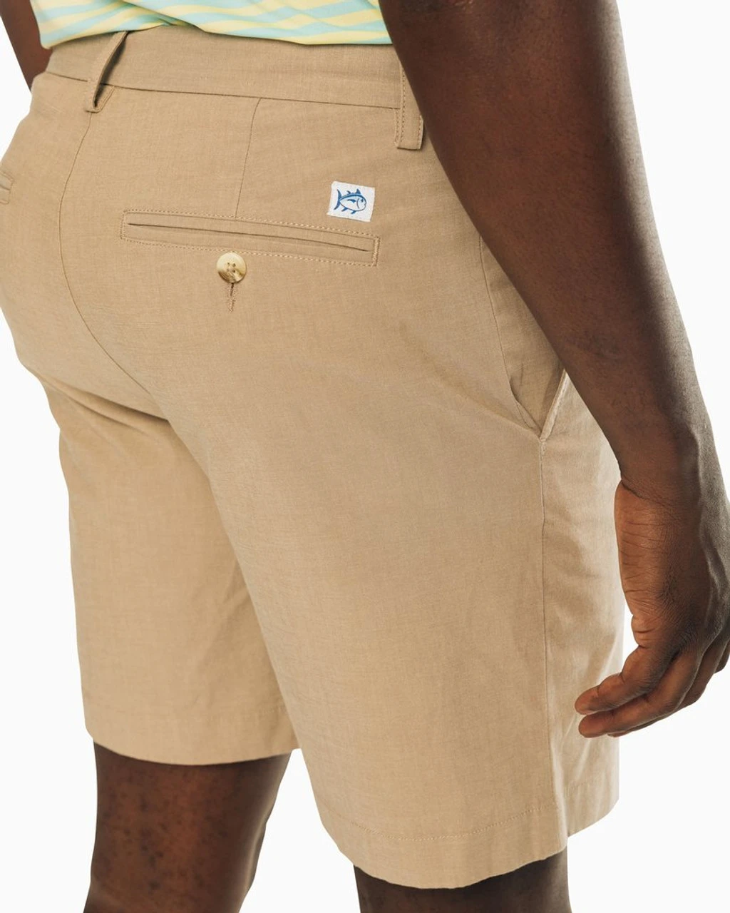 Southern Tide Sunwashed Channel Marker 8 Inch Short - Sunwashed Khaki 3 Southern Tide Sunwashed Channel Marker 8 Inch Short - Sunwashed Khaki - Image 3