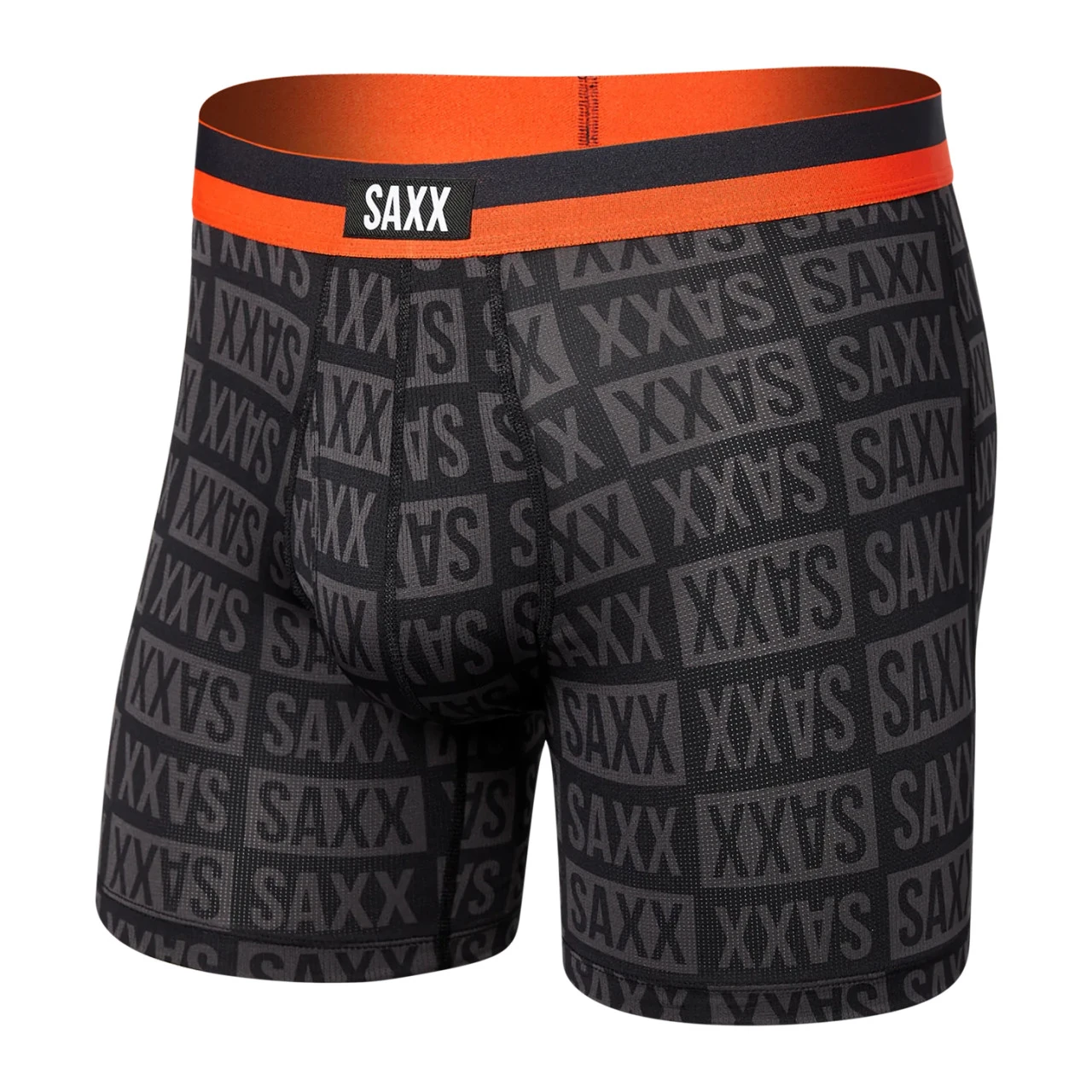 Saxx Sport Mesh Boxer Brief: Checkerboard Black 1 Saxx Sport Mesh Boxer Brief: Checkerboard Black
