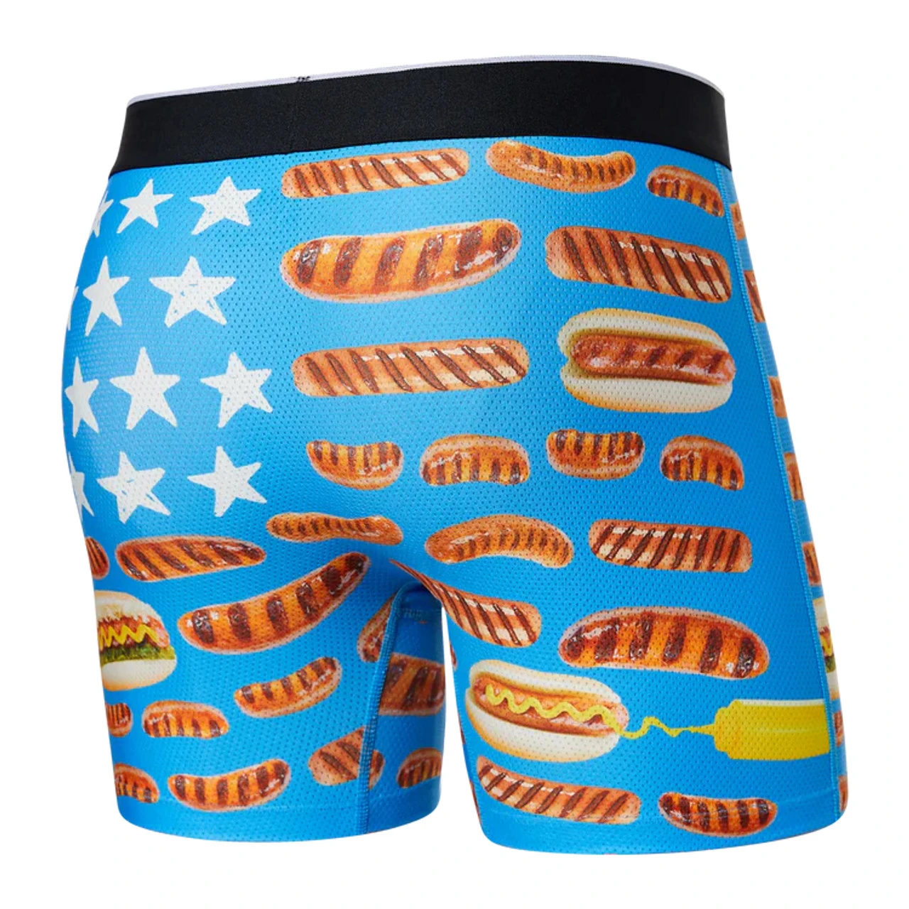 Saxx Volt Boxer Brief: All American Wieners-Blue 2 Saxx Volt Boxer Brief: All American Wieners-Blue - Image 2