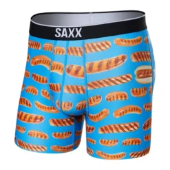 Saxx Volt Boxer Brief: All American Wieners-Blue