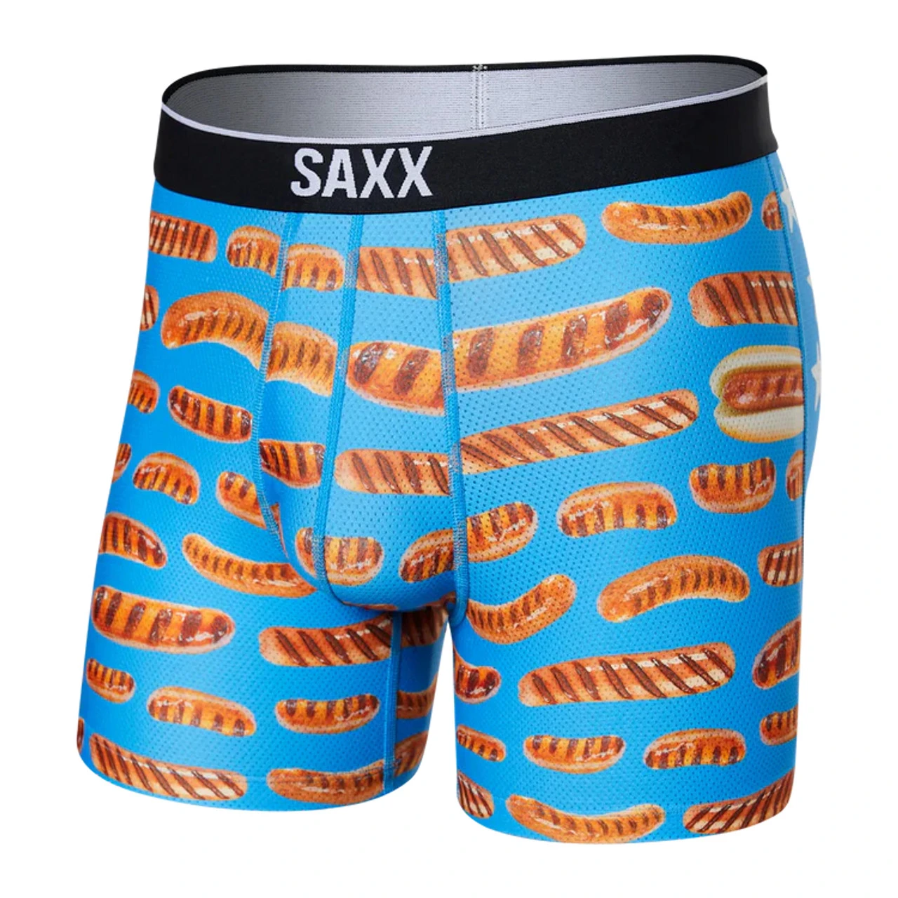 Saxx Volt Boxer Brief: All American Wieners-Blue 1 Saxx Volt Boxer Brief: All American Wieners-Blue