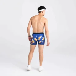 Saxx Volt Boxer Brief: Fresh Catch - Navy -Clothing Store sxbb29 cnf 2body b sp23 03783.1677019747
