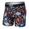 Saxx Volt Boxer Brief: Sports Fan- Black