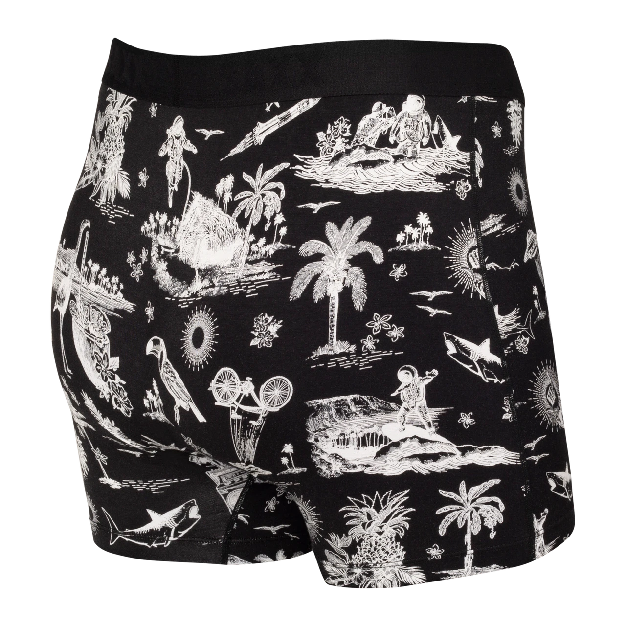 Saxx Ultra Boxer Brief - Black Astro Surf And Turf 2 Saxx Ultra Boxer Brief - Black Astro Surf And Turf - Image 2