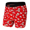 Saxx Ultra Boxer Brief - Red Misfortune Cookie