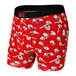 Saxx Ultra Boxer Brief - Red Misfortune Cookie