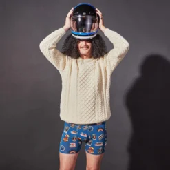 Saxx Ultra Boxer Brief: Park Badges - Blue -Clothing Store sxbb30f pag da d 17722.1660928883