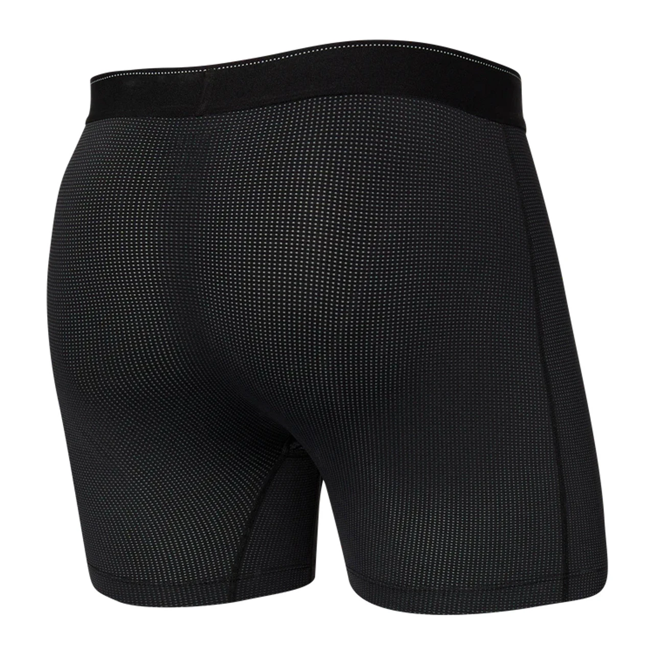 Saxx Quest Quick Dry Mesh Boxer Brief / Black II 2 Saxx Quest Quick Dry Mesh Boxer Brief / Black II - Image 2