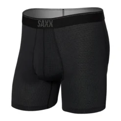 Saxx Quest Quick Dry Mesh Boxer Brief / Black II