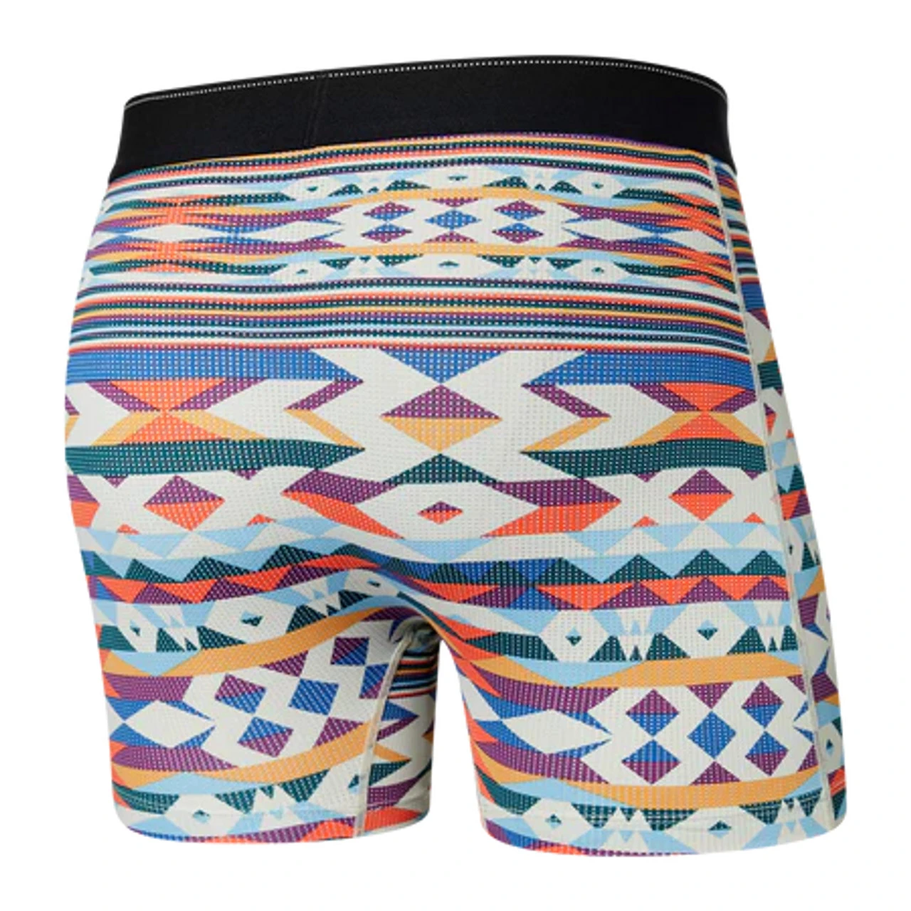 Saxx Quest Quick Dry Mesh Boxer Brief: Park Lodge Geo - Multi 2 Saxx Quest Quick Dry Mesh Boxer Brief: Park Lodge Geo - Multi - Image 2