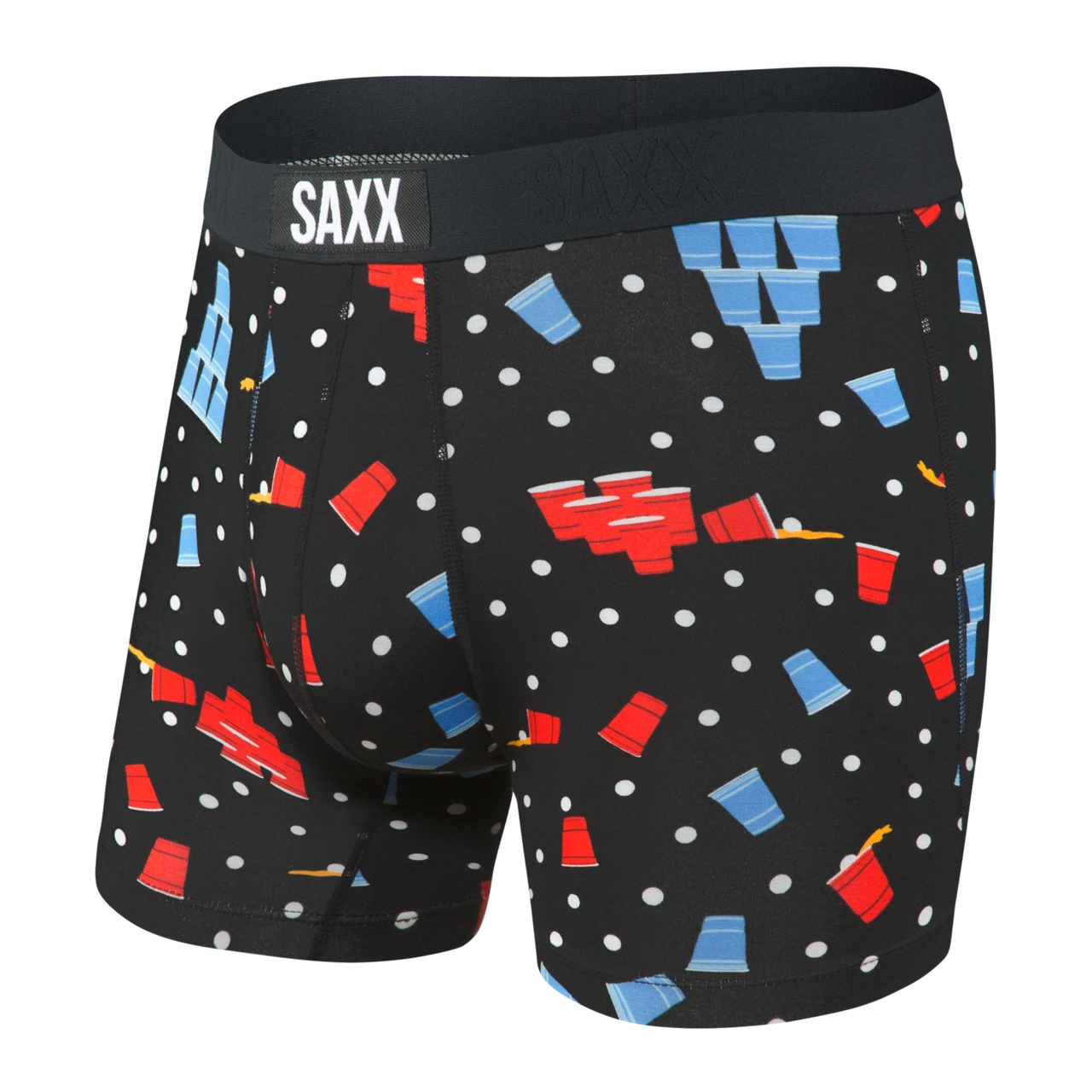 Saxx Vibe Boxer Brief - Black Beer Champs 1 Saxx Vibe Boxer Brief - Black Beer Champs