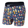 Saxx Vibe Super Soft Jersey Boxer Brief - Dk Denim Pitcher Perfect