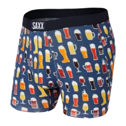 Saxx Vibe Super Soft Jersey Boxer Brief - Dk Denim Pitcher Perfect