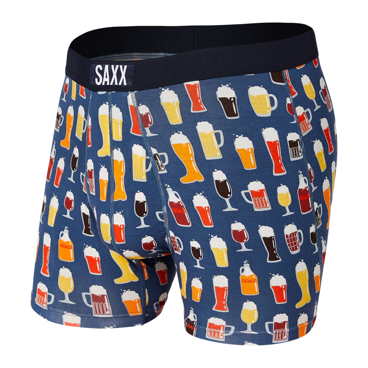 Saxx Vibe Super Soft Jersey Boxer Brief - Dk Denim Pitcher Perfect 1 Saxx Vibe Super Soft Jersey Boxer Brief - Dk Denim Pitcher Perfect
