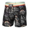 Saxx Vibe Boxer Brief: Park Wanderlust/Multi Waistband